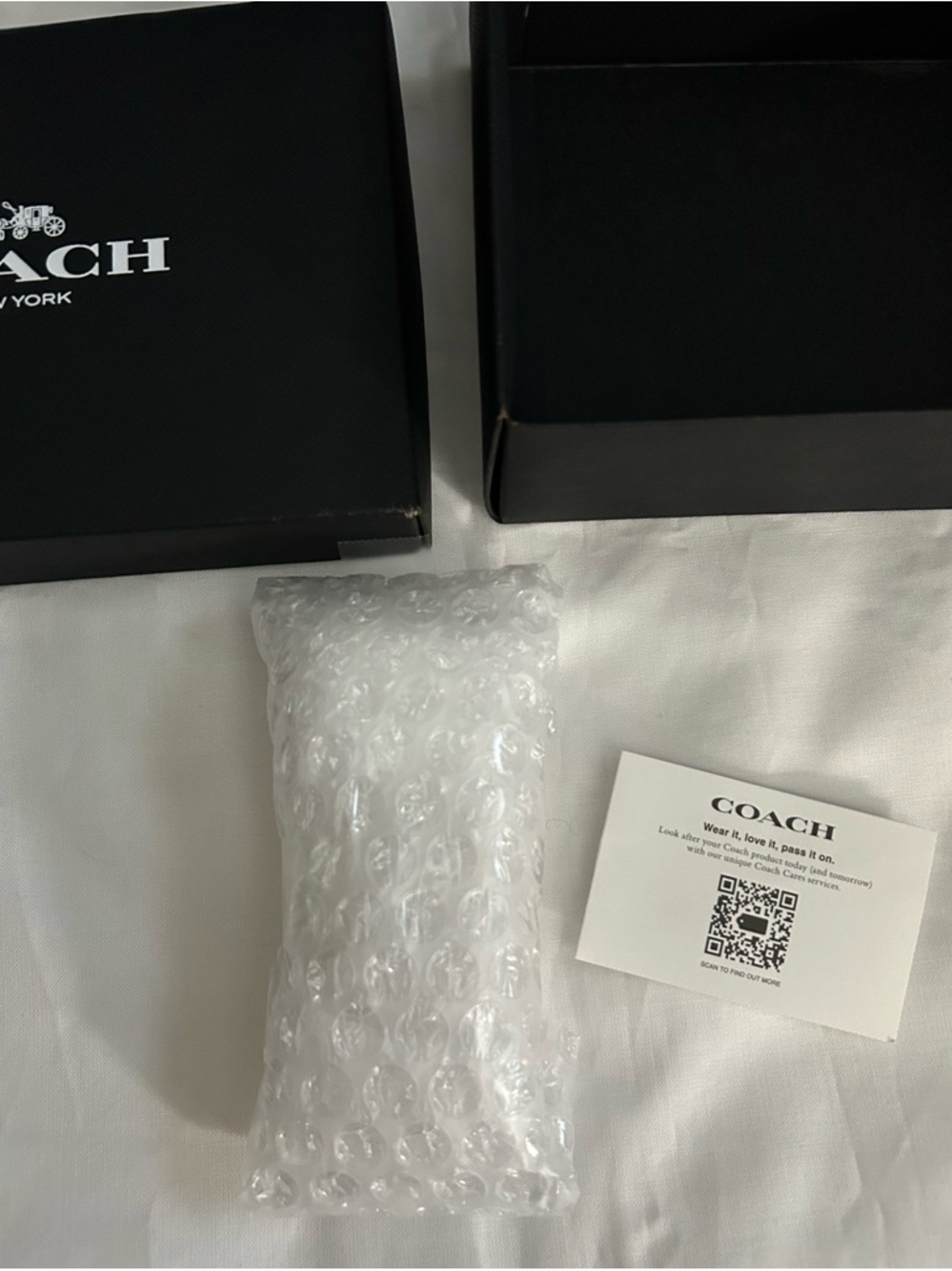 Coach Gold-Tone Brass C Charm Key Holder Charm- Includes Coach Gift Box - Picture 16 of 17